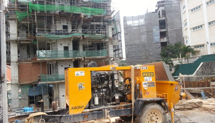 Reed A40HP Concrete at Singapore Residential Project