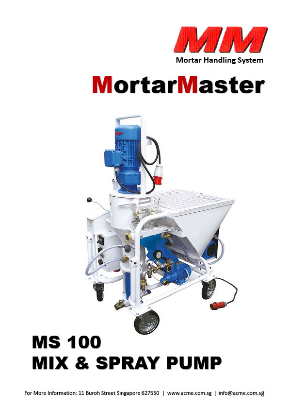Mortar Master MS100 Brochure