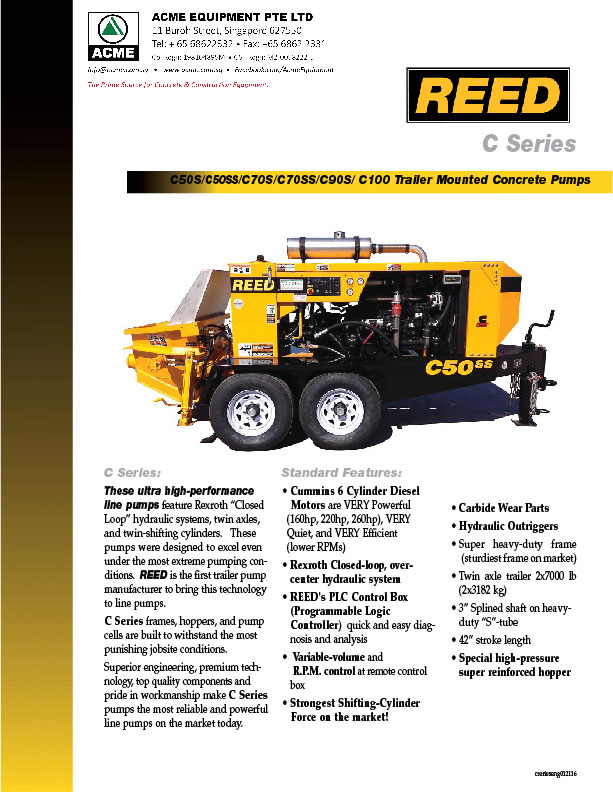 REED C Series Brochure