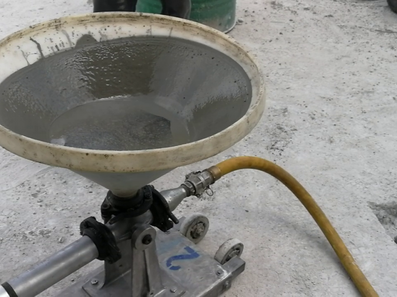 Slabjacking Material Spraying Waterproof Pictor Chemgrout Grounting Pump Test