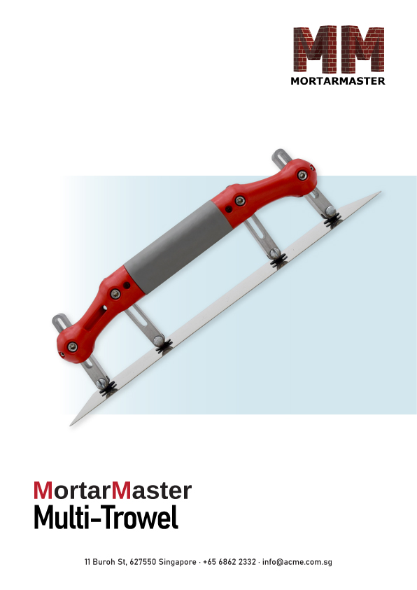 Mortar Master Multitrowel Brochure