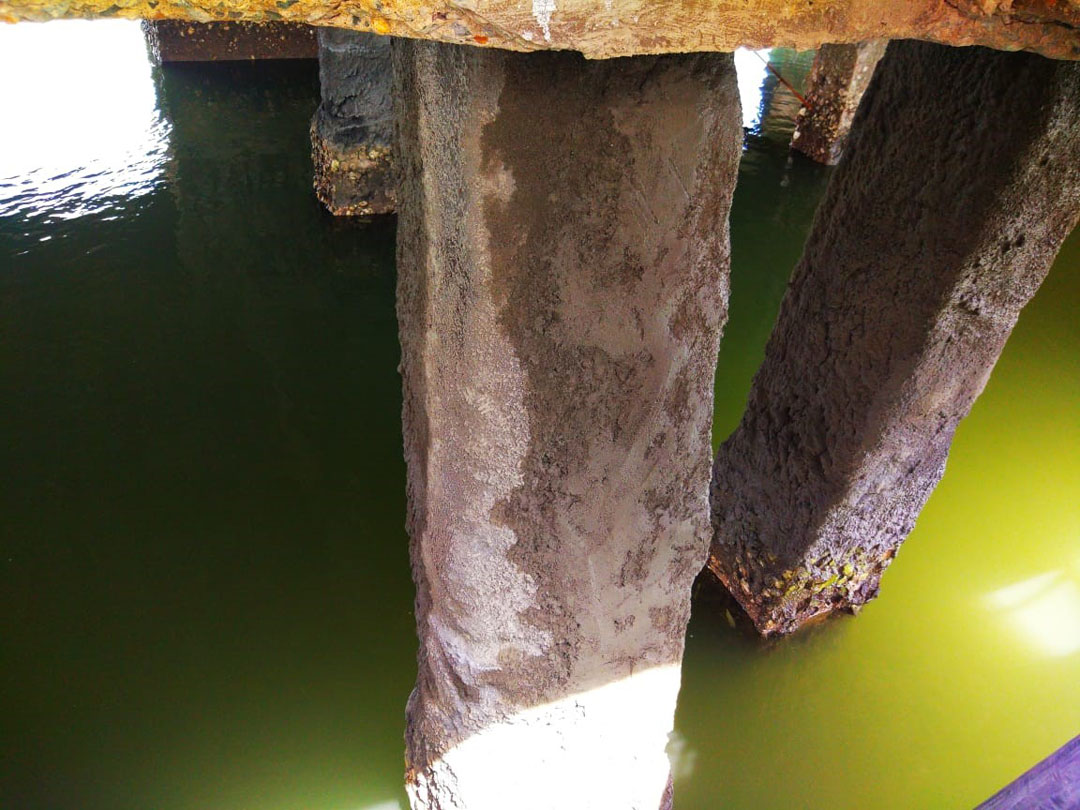 REED SOVA Gunite Dry Shotcrete Bridge Support Repair