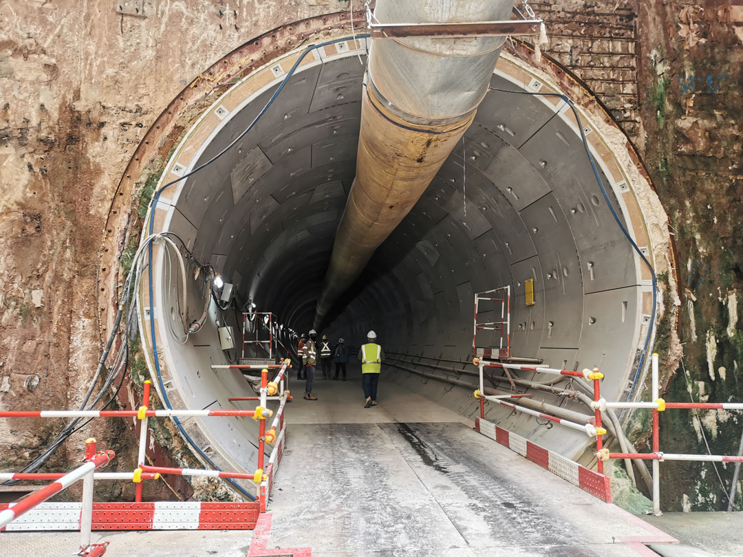REED SOVA Gunite Dry Shotcrete Tunnel Underground