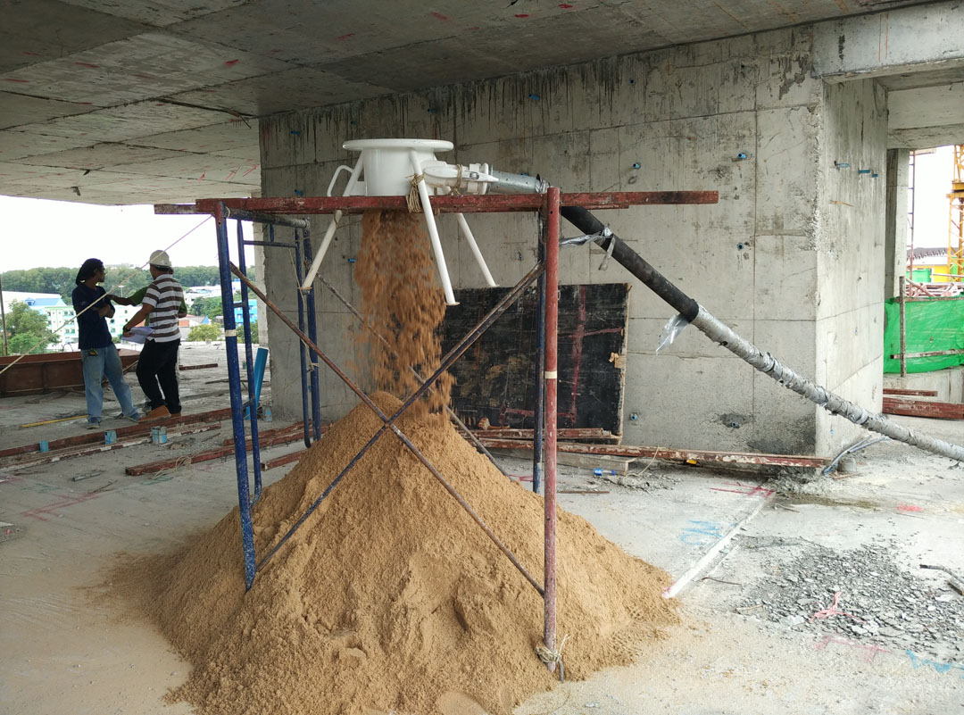 MortarMaster VSE500 High Rise Building Sand Conveying